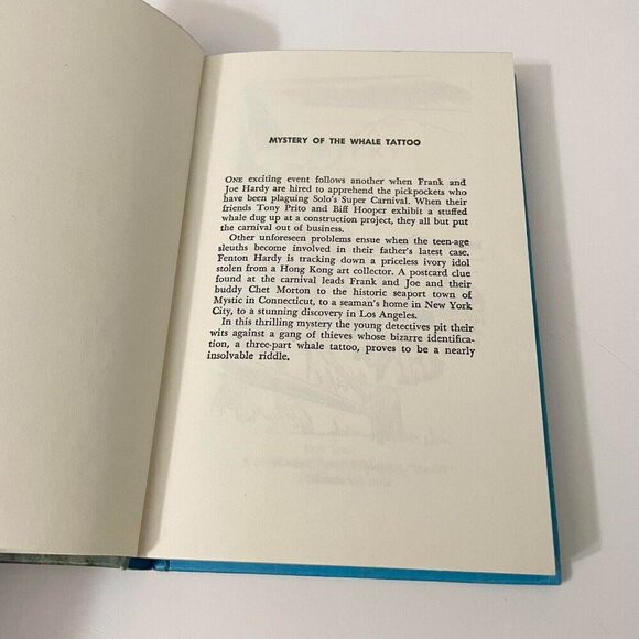 Vintage 1968 Hardy Boys No 47 Mystery of The Whale Tattoo by Franklin W Dixon - Picture 11 of 16